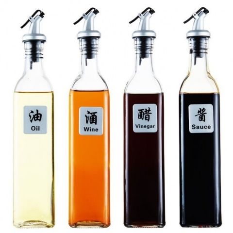 【玩樂天下】家用大號玻璃油瓶【4入組】