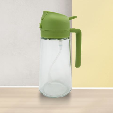 milomix鮮翠兩用噴油壺-420ml-綠色