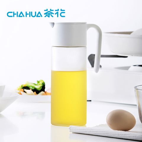 【茶花CHAHUA】Ag+銀離子抗菌自動開合油壺/油醋瓶-550ml