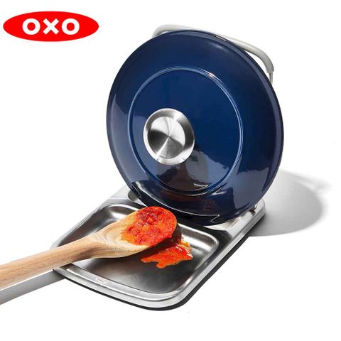 ★2024 新品上市★OXO 直立式鍋蓋餐具架