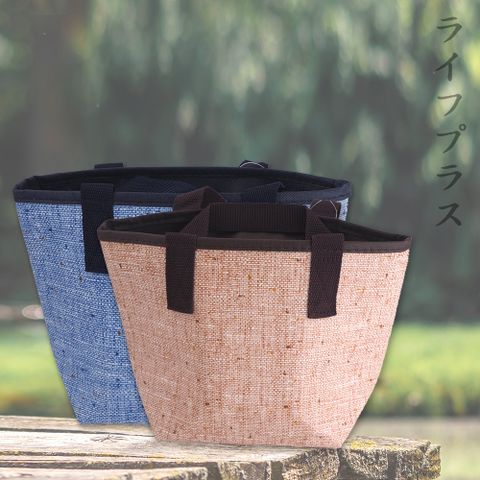 一品川流 日本進口 Keep Carry保溫保冷袋-小-托特包型-2入組