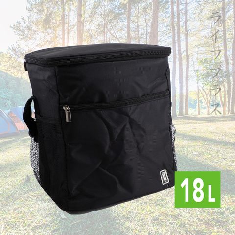 一品川流 黑潮 / 保溫保冷袋-直立-18L-2入組