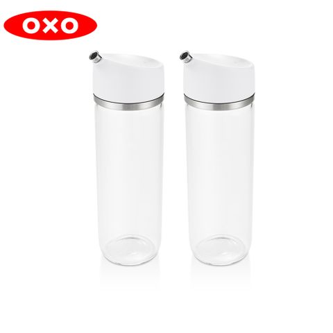 OXO 不滴漏玻璃油醋瓶 2件組-355ml