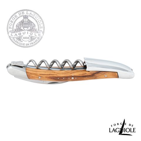 Forge de Laguiole 頂級手工橄欖木亮面侍酒刀