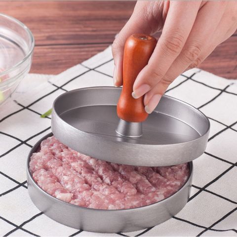 PUSH!餐廳廚房用品漢堡壓肉器壓肉餅壓模具漢堡製作器模具D249