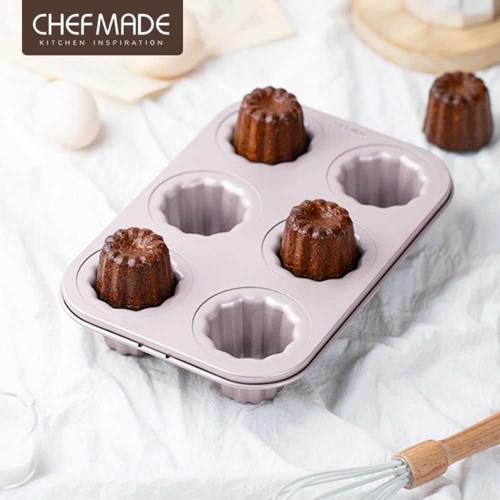 Chefmade 【美國】法式可麗露 6連不沾烤模(CM034)