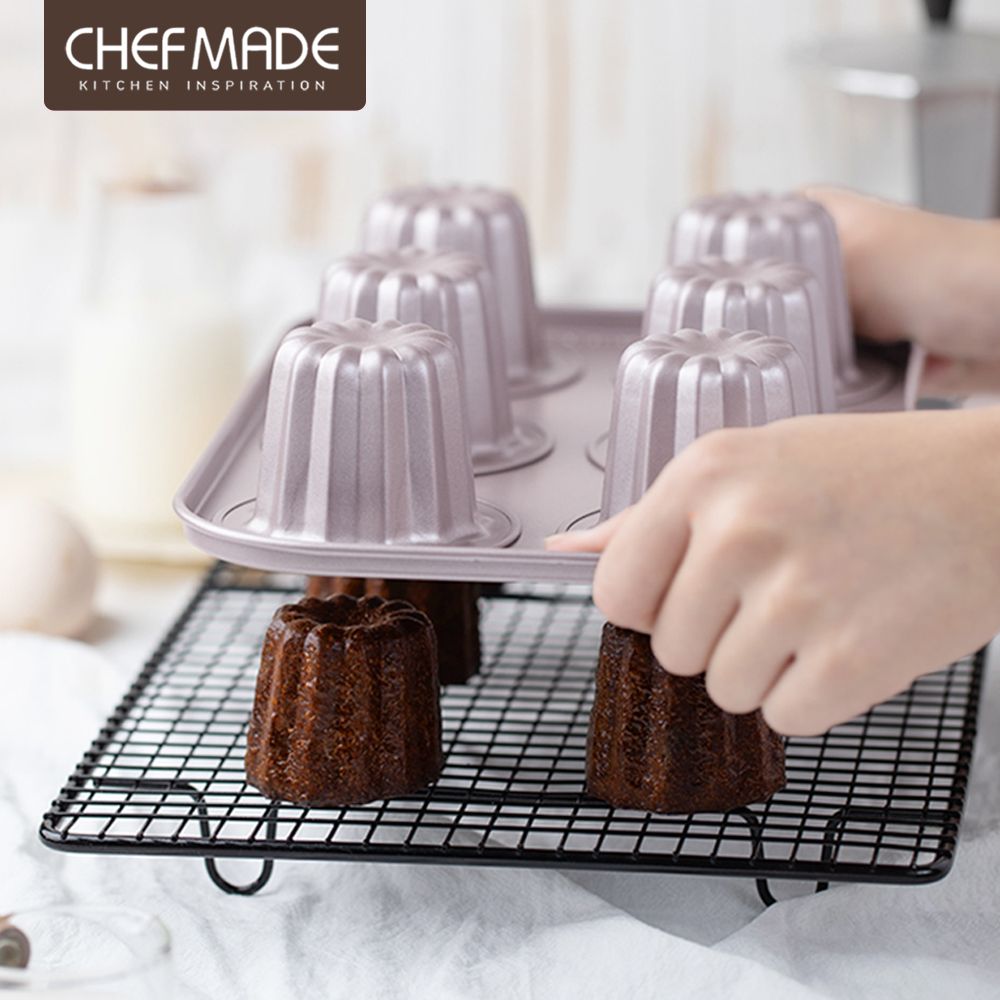 Chefmade 【美國】法式可麗露 6連不沾烤模(CM034)