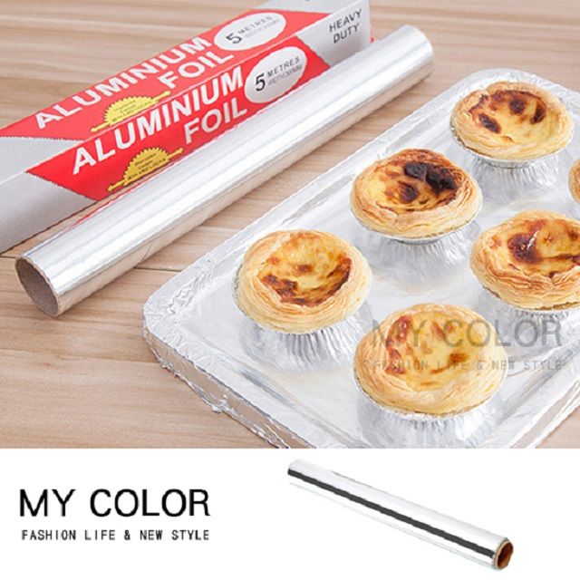  MY COLOR 鋁箔紙 燒烤紙 耐高溫 烤肉 烤箱 燒烤 廚房 【G043】
