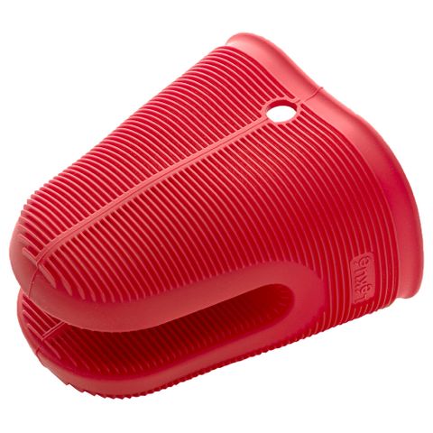 醫療級矽膠 耐熱220度《LEKUE》止滑矽膠隔熱手套(紅) | 防燙 烘焙 耐熱套