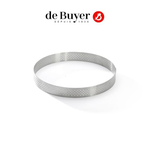 法國【de Buyer】畢耶烘焙『法芙娜不鏽鋼氣孔塔模系列』圓形12.5cm
