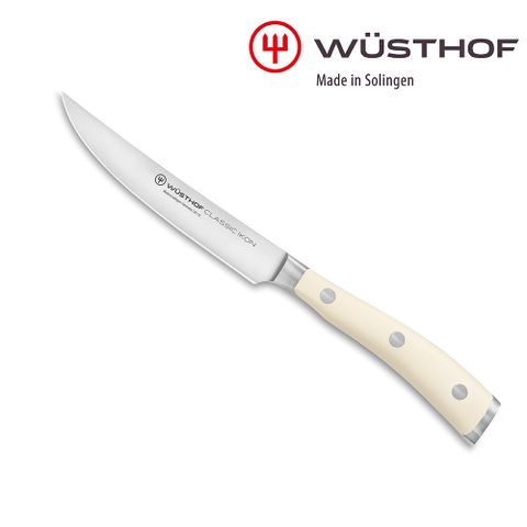 《WUSTHOF》德國三叉牌CLASSIC IKON cream 12cm牛排刀