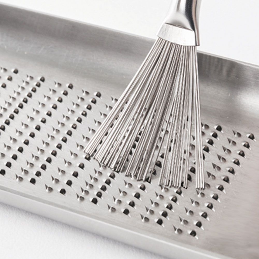 YOSHIKAWA 吉川日本EATOCO不鏽鋼18-8磨泥器專用刷 AS0052 日本製