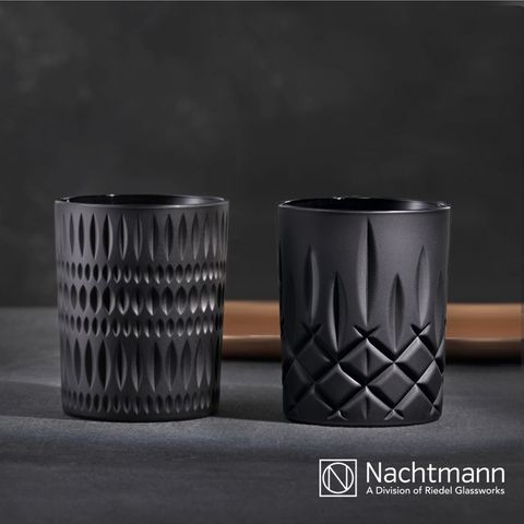 NACHTMANN 質感黑系列-消光黑威士忌禮盒(日耳曼/貴族)/贈質感手提袋