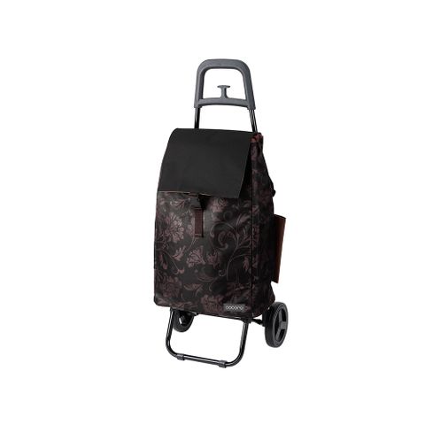 【日本COCORO】Grace 印花系列保溫保冷摺疊購物車-40L-多色可選