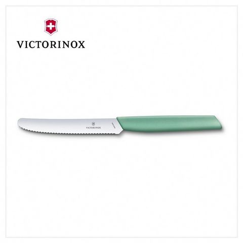 VICTORINOX 瑞士維氏 Swiss Modern 番茄刀11cm/綠 6.9006.11W41