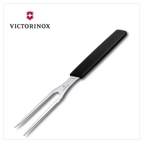 VICTORINOX 瑞士維氏 Swiss Modern 切肉叉 15cm/黑色 6.9033.15B