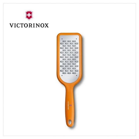 VICTORINOX 瑞士維氏 刨絲器中號雙向/橘 7.6084.9