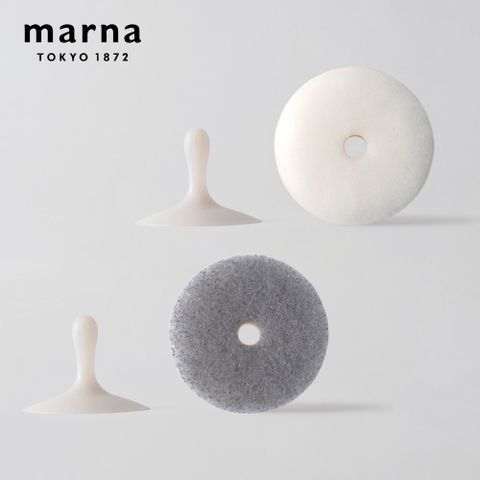 【MARNA】 日本進口廚房菜瓜布(附吸盤)