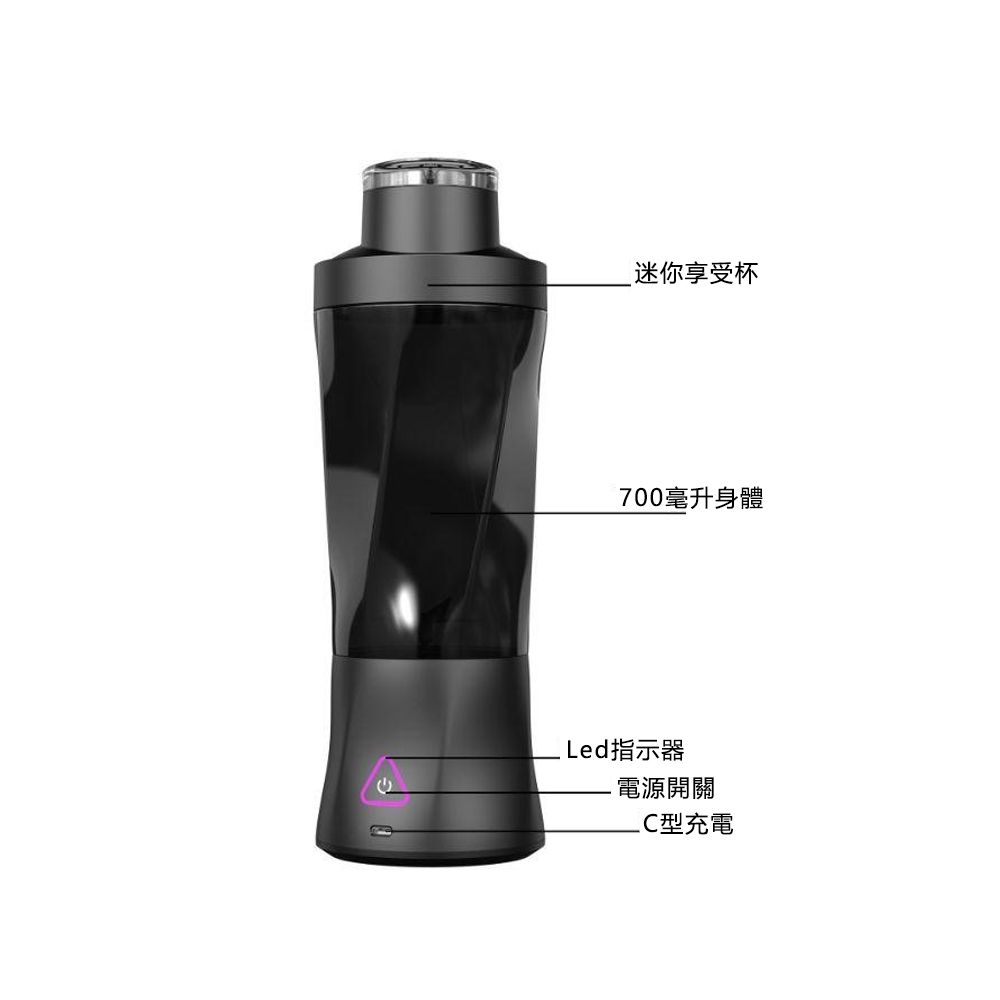 YIJIE 晨曦 便攜碎冰神器 大容量強動力榨汁杯 果汁冰沙隨行杯
