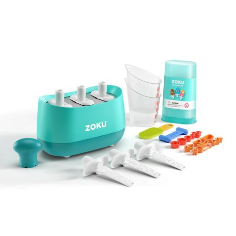 ZOKU快速製冰棒機套組(三支裝) - 水藍色