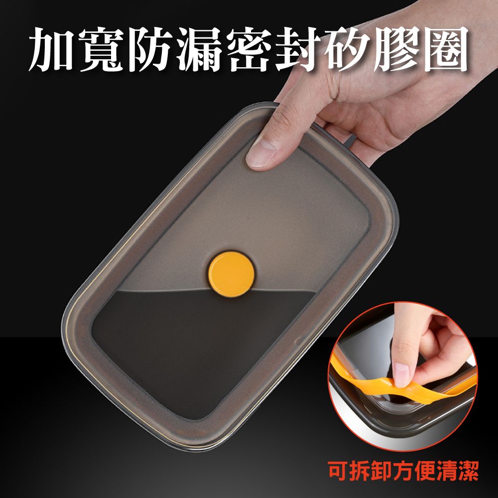新錸家居 可微波★德國SSGP-304不鏽鋼輕量類真空密封保鮮盒600ml(便當盒/排氣微真空/耐冷熱儲物罐瓶)