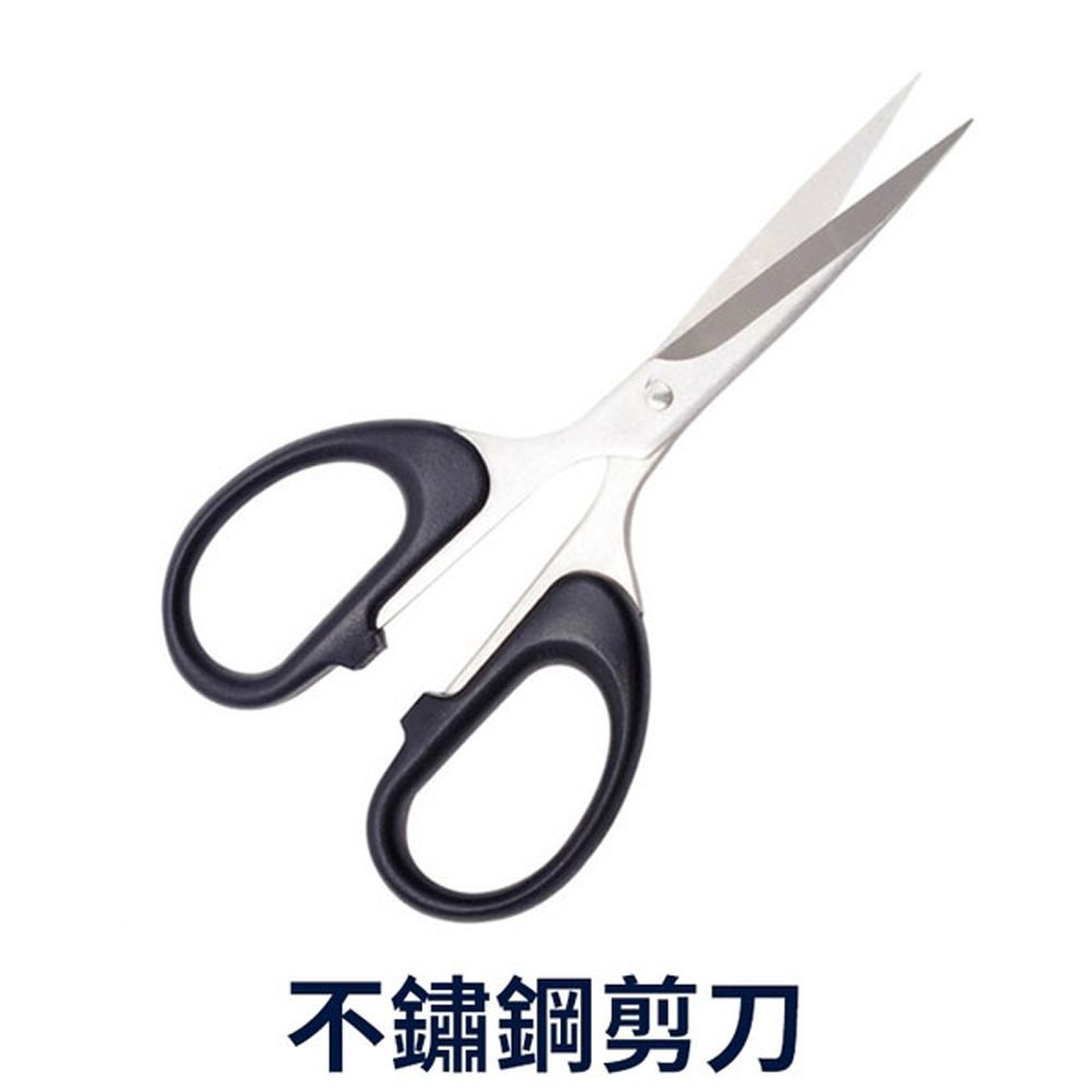 PS MALL 高級不鏽鋼家用美工剪刀 1入(無包裝大號16*6.2cm)