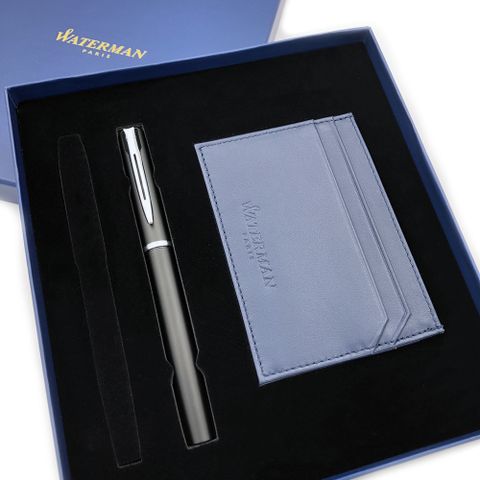 WATERMAN 《證件牛皮鋼筆禮盒 鋼筆三色可選》法式優雅書寫風情全新上市