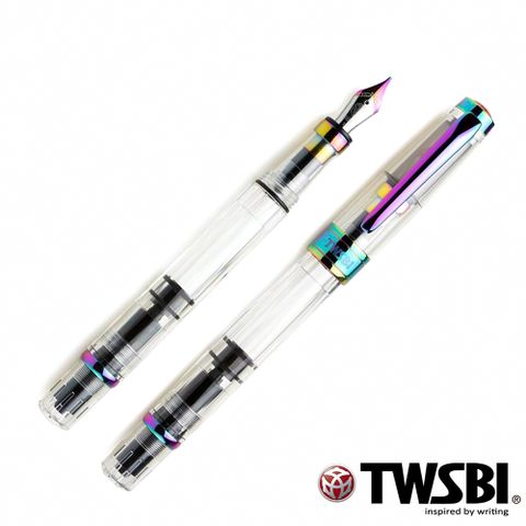 TWSBI 三文堂 《  鑽石580 彩虹IRIS 活塞鋼筆》【臺灣 】大型儲墨活塞機構炫彩配色