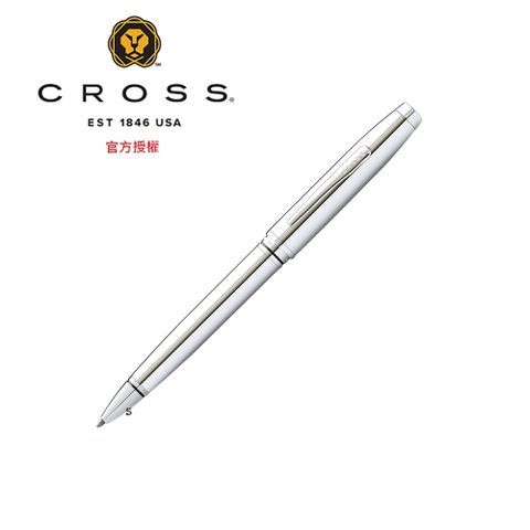 CROSS 高仕 高雲系列 亮鉻白夾 原子筆 AT0662-7