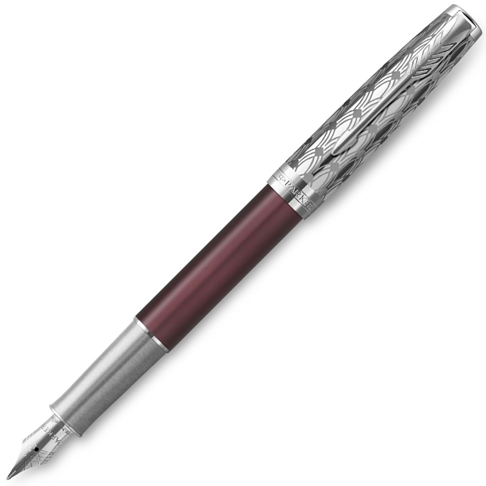 PARKER 派克 《  卓爾致臻 18K F尖 典藏紅鋼筆》