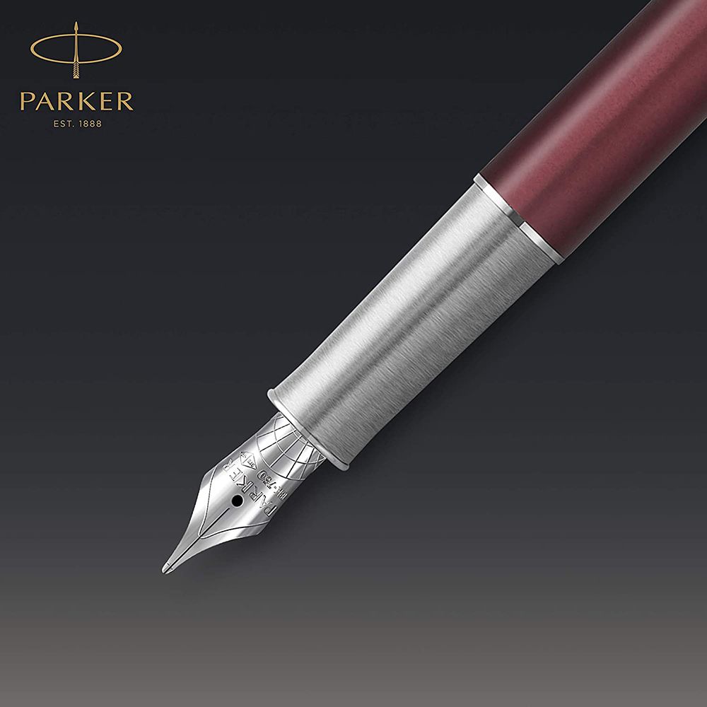 PARKER 派克 《  卓爾致臻 18K F尖 典藏紅鋼筆》