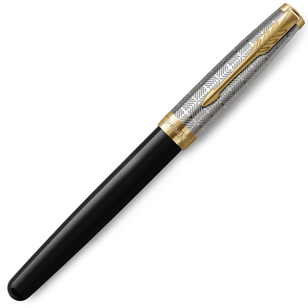 PARKER 派克 《  卓爾致臻 18K F尖 黛黑鋼筆》