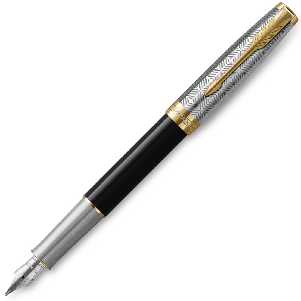 PARKER 派克 《  卓爾致臻 18K F尖 黛黑鋼筆》