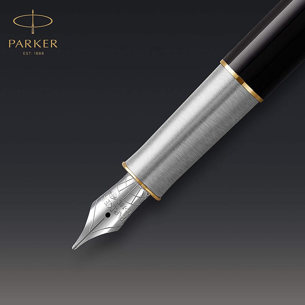 PARKER 派克 《  卓爾致臻 18K F尖 黛黑鋼筆》