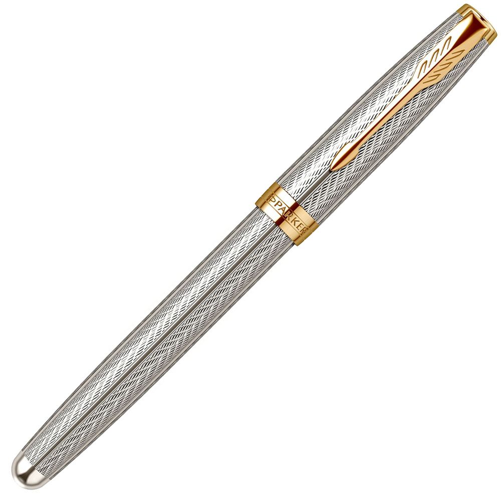 PARKER 派克 《  卓爾致臻 18K F尖 純銀鋼筆》
