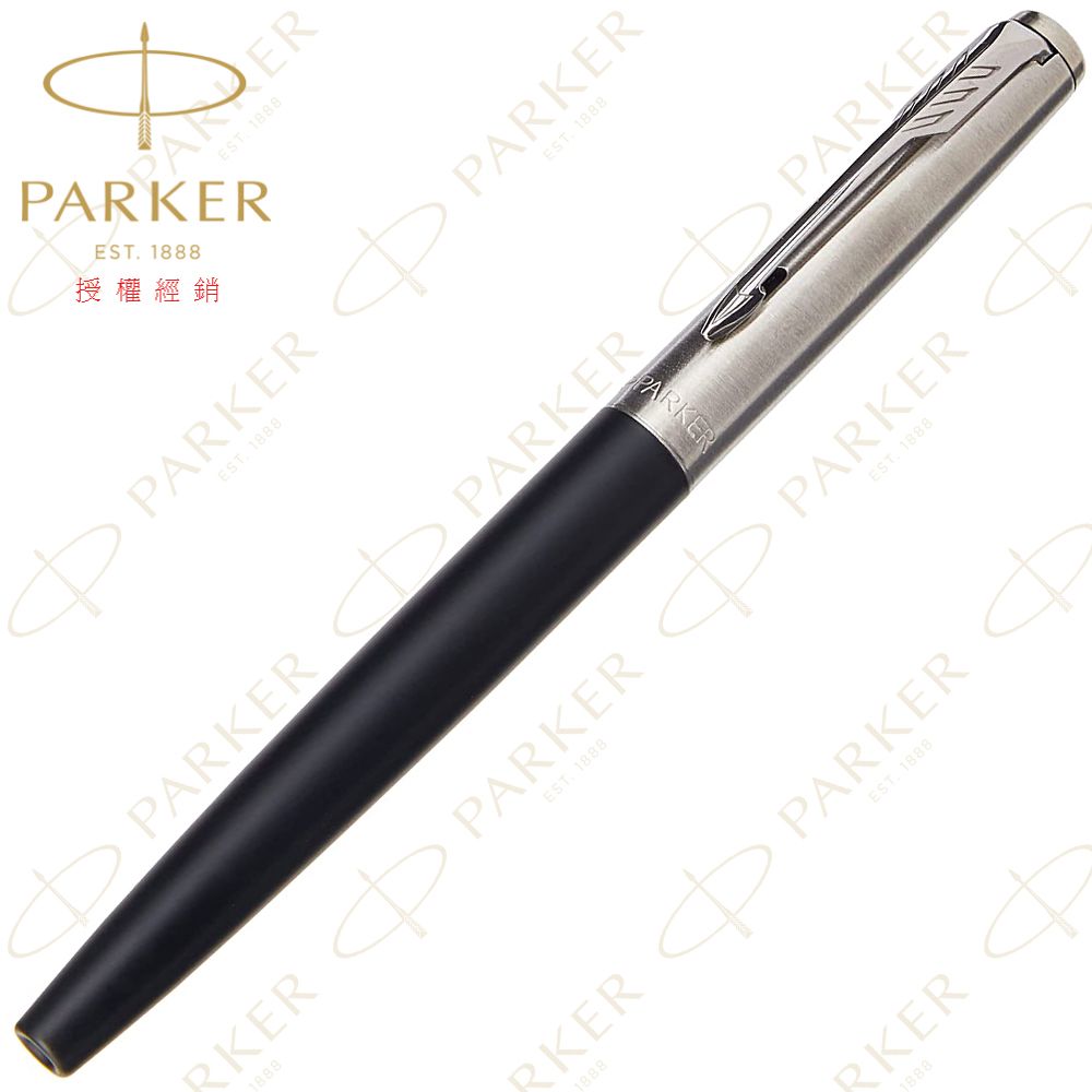 PARKER 派克 《 Jotter 喬特系列 鋁桿黑色 鋼珠筆》