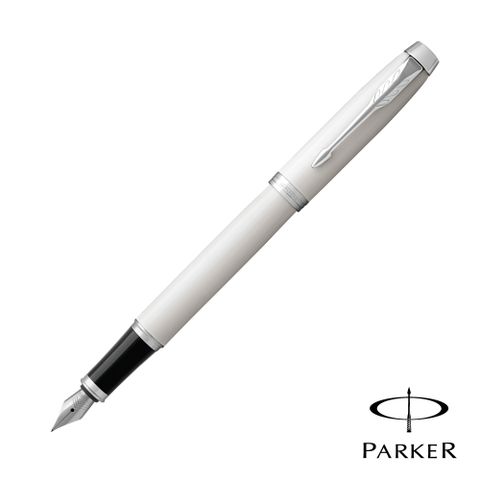 PARKER 派克 NEW IM 白桿白夾 鋼筆 (免費客製化服務)