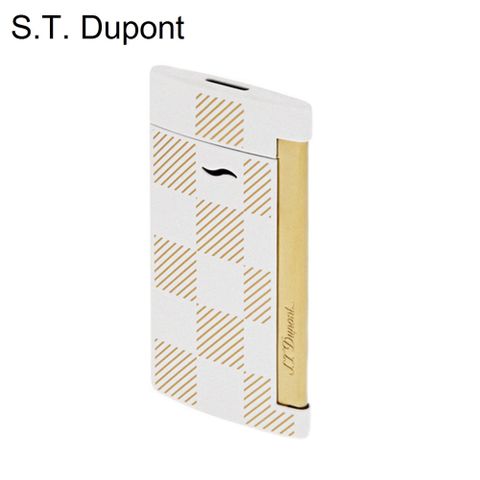 s.t.Dupont 都彭 Slim7 打火機 白格 27744