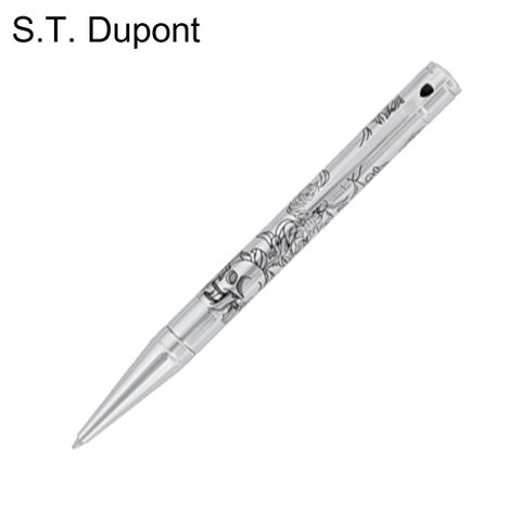 s.t.Dupont 都彭 原子筆 銀骷髏頭 265225