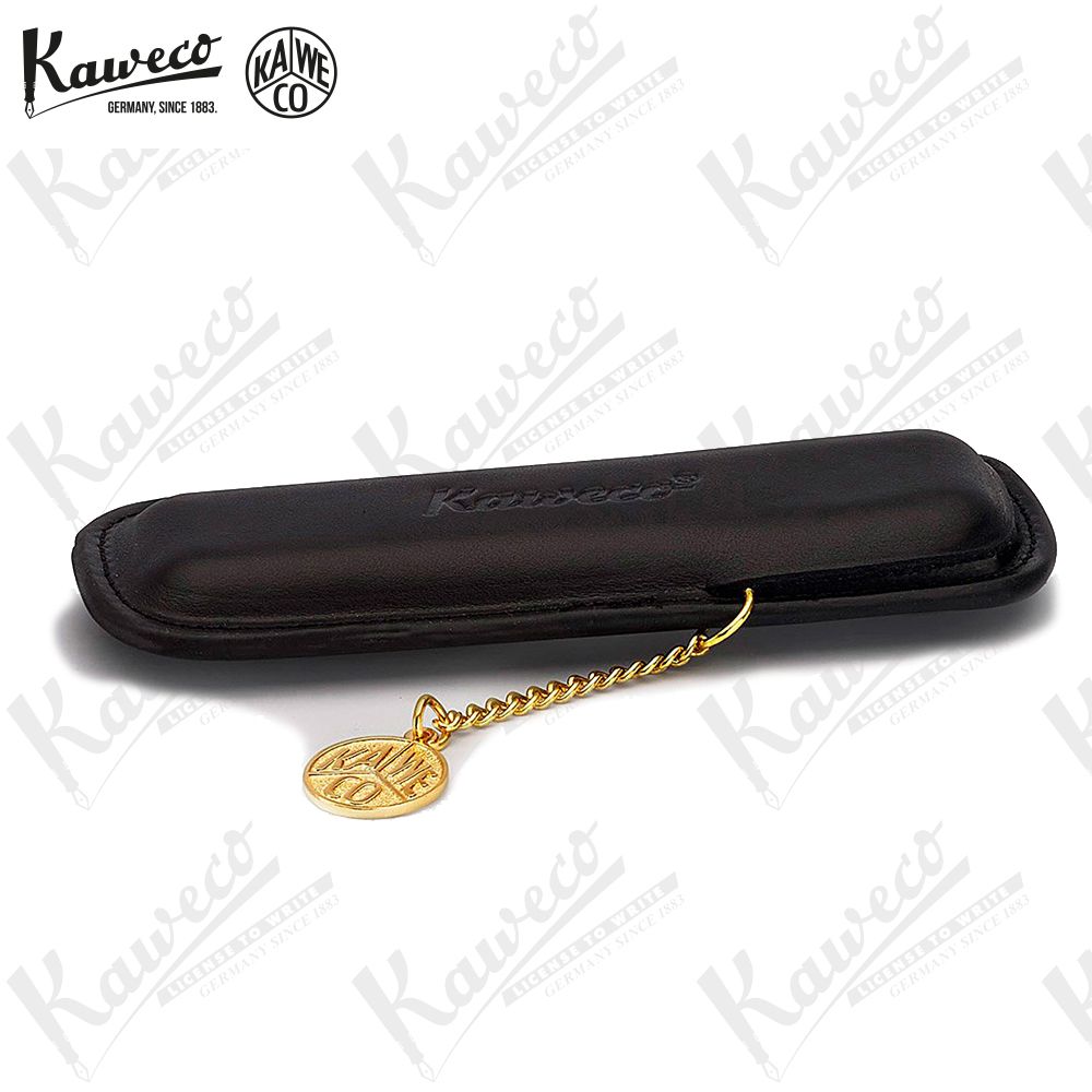 Kaweco 《金色LOGO吊飾 真皮筆套 兩支裝》【德國 】耐看實用經典款式少量現貨