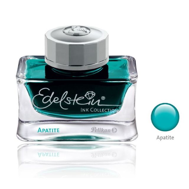 Pelikan 百利金   Edelstein 逸彩鋼筆墨水 》磷光石藍 Apatite / 50ml