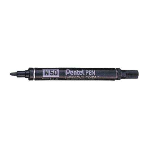 Pentel 飛龍 油性麥克筆N-50A/黑/4.3mm/圓頭/3支/組