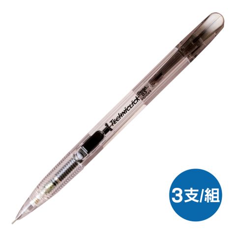 飛龍Pentel側壓自動鉛筆PD-105T-A/黑桿/0.5mm/3支/組