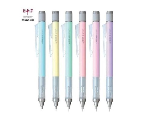 TOMBOW 蜻蜓 MONO graph 搖搖二用 0.5mm自動鉛筆-粉彩馬卡龍色系列(DPA-136)