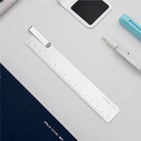 【KACO】RUMA 金屬書籤尺 - 銀色
