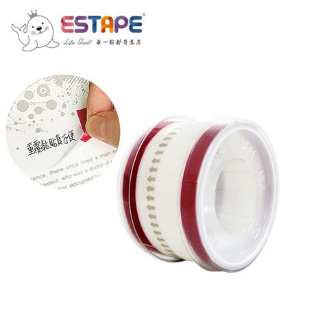 ESTAPE 王佳 抽取式Memo貼-色頭紅/寬版33mm/重複貼黏/可書寫/便利貼/手帳/標籤/註記