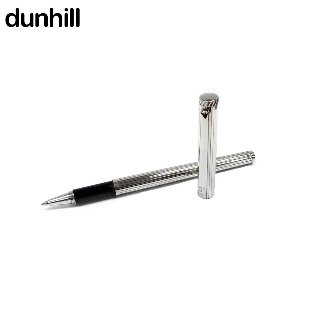 Dunhill  登喜路 銀直條紋原子筆 NZ3173