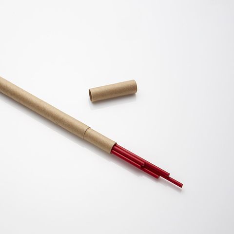 【日本北星鉛筆】大人的鉛筆 紅色2mm 2B筆芯 5支裝