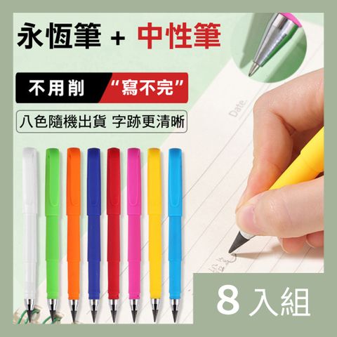 CS22 環保免削可擦不老永恆鉛筆(8入組)
