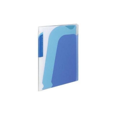 KOKUYO Novita 5層檔案資料夾(附夾鍊袋) -藍